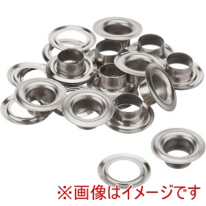 日本紐釦貿易 Nippon Chuko 日本紐釦貿易 片面ハトメ #25 穴10mm 200組入 ニッケル F5-322