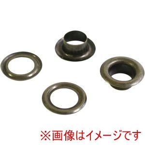 日本紐釦貿易 Nippon Chuko 日本紐釦貿易 片面ハトメ #25 穴10mm 200組入 アンティークゴールド F5-324