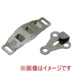 日本紐釦貿易 Nippon Chuko 日本紐釦貿易 カギホック 巾12×33mm 100組入 検針器対応 黒 FK510-01-100