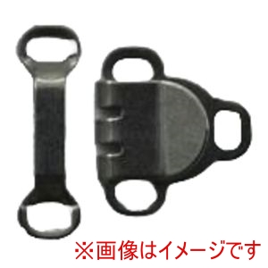 日本紐釦貿易 Nippon Chuko 日本紐釦貿易 カギホック 巾12×11mm 200組 入 検針器対応 黒 FK528-01-200