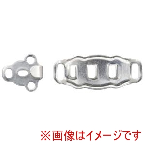 日本紐釦貿易 Nippon Chuko 日本紐釦貿易 カギホック 巾11×28mm 100組入 検針器対応 白 FK502-00-100