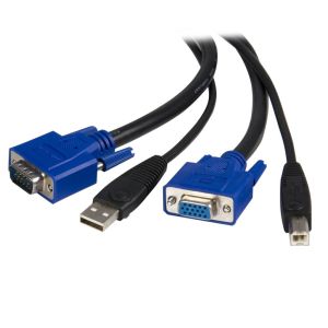スターテックドットコム StarTech.com スターテック SVUSB2N1_6 1.8m パソコン自動切替器専用KVMケーブル