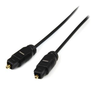 スターテックドットコム StarTech.com スターテック THINTOS10 3m Toslink 光デジタル角型S/PDIFオーディオケーブル