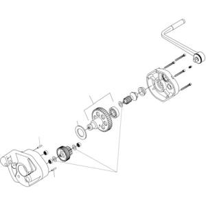 リジッド RIDGID RIDGID 16408 ドライブ シャフト F/915 リジッド