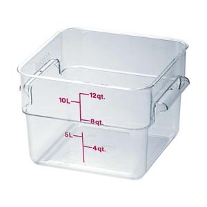 キャンブロ CAMBRO キャンブロ 角型フードコンテナークリアー 12SFSCW