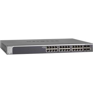 ネットギア NETGEAR ネットギア XS728T-100AJS スイッチングハブ 10ギガ 24ポート 10G SFP+ x4 L2 VLAN QoS ACL LAG ルーティング