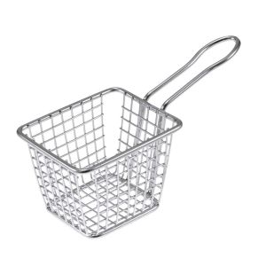 アメリカンメタルクラフト アメリカンメタルクラフト ミニ ステンレス フライバスケット 長方形 小 FRYT433