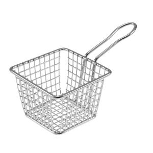 アメリカンメタルクラフト アメリカンメタルクラフト ミニ ステンレス フライバスケット 正方形 小 FRYS443