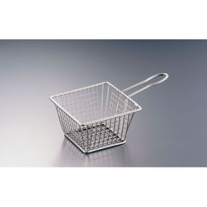 アメリカンメタルクラフト アメリカンメタルクラフト ミニ ステンレス フライバスケット 長方形 大 MFRYBSKT