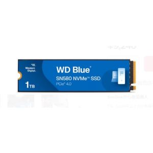 Western Digital 海外パッケージ WDS100T3B0E WD Blue SN580 NVMe SSD M.2 type2280 PCIe 1TB ISSDWD00000069