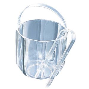 茶谷産業 茶谷産業 アクリル アイスバケット トング付 クリアー 122-016