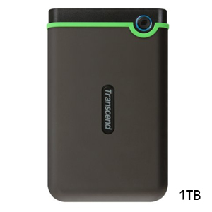 トランセンド Transcend トランセンド TS1TSJ25M3S 外付け ポータブルHDD 1TB 耐衝撃 USB3.1 Gen 1 ハードディスク