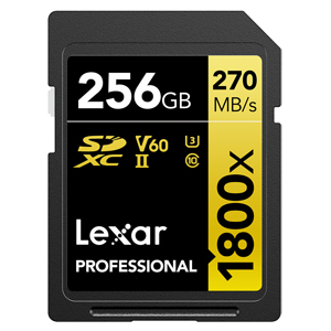 レキサー Lexar レキサー SD 256GB LSD1800256G-BNNNG class10 UHS-II U3 V60