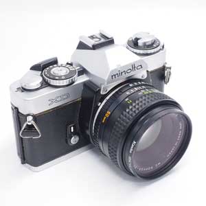 MINOLTA 中古 XD /MC-ROKKOR-PF 50mm F1.7 3027589/2500687 Cランク