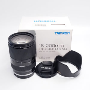 TAMRON 中古 18-200mmF3.5-6.3 Di III VC B011 Eマウント Aランク 30713