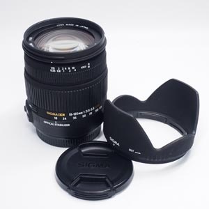 SIGMA 中古 18-125mm F3.8-5.6 DC OS HSM キヤノンEF-Sマウント APS-C用 1022168 Bランク