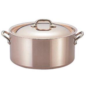 モービル カパーイノックス 半寸胴鍋(蓋付) 16cm 652216