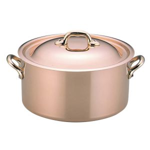 モービル カパーイノックス 半寸胴鍋(蓋付) 24cm 652224