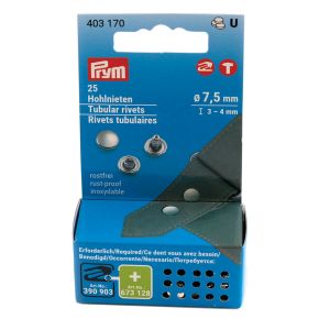 プリム Prym プリム カシメ金具 7.5mm 25個入 PRM403170 Prym