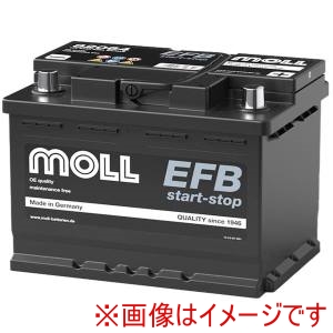 MOLL MOLL 82064 輸入車用バッテリー MOLL EFB start stop with EFB technology メーカー直送 代引不可 北海道沖縄離島不可