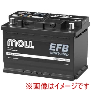 MOLL MOLL 82074 輸入車用バッテリー MOLL EFB start stop with EFB technology メーカー直送 代引不可 北海道沖縄離島不可