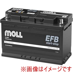 MOLL MOLL 82094 輸入車用バッテリー MOLL EFB start stop with EFB technology メーカー直送 代引不可 北海道沖縄離島不可