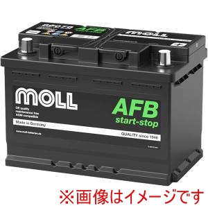 MOLL MOLL 86076 輸入車用バッテリー MOLL AFB start-stop メーカー直送 代引不可 北海道沖縄離島不可