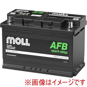 MOLL MOLL 86086 輸入車用バッテリー MOLL AFB start-stop メーカー直送 代引不可 北海道沖縄離島不可