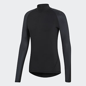 アディダス adidas アディダス adidas ALPHASKIN ATHLETE CLIMAWARM ロングスリーブシャツ インナーウェア ブラック S EMD49
