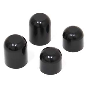 中谷金属工業 中谷金属 前後ハブナットキャップ 個装 ブラック