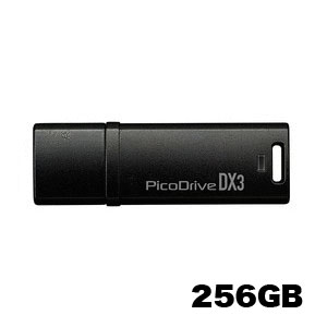 グリーンハウス GreenHouse グリーンハウス GH-UF3DX256G-BK USB3.0メモリー ピコドライブDX3 256GB