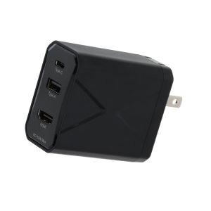 グリーンハウス GreenHouse グリーンハウス GH-ACU3PA-BK HDMI出力付 60+5W ACアダプタ 2mケーブル付 Switch対応 ブラック