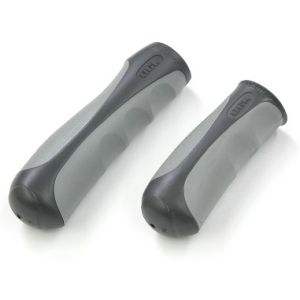 オージーケー技研 OGK オージーケー技研 AG-021 自転車グリップ ロング / ハーフ ダークグレー ライトグレー