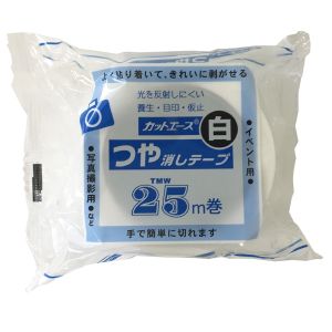 光洋化学 光洋化学 2693830051 カットエース つや消し白養生テープ 50mm×25M