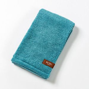 楠橋紋織 楠橋紋織 くすばしタオル KuSu organic クスオーガニック フェイスタオル 33cm×80cm ブルー PBP YARNプロジェクト対象 1-68031-31-B