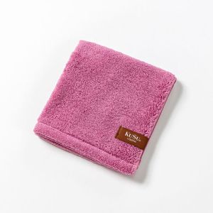 楠橋紋織 楠橋紋織 くすばしタオル KuSu organic クスオーガニック ウォッシュタオル 33cm×34cm ピンク PBP YARNプロジェクト対象 1-68031-51-P