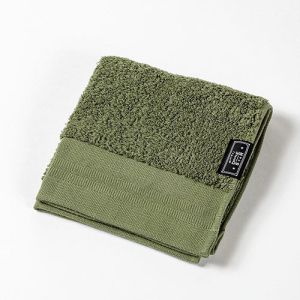 楠橋紋織 楠橋紋織 くすばしタオル ダブルスター DOUBLE STAR タントロ ウォッシュタオル 34cm×36cm カーキ 1-68265-51-MOG