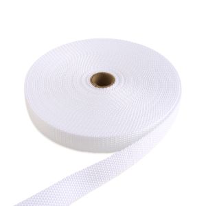 日本紐釦貿易 Nippon Chuko NBK パイレンバンド ポリプロピレン製 巾 20mmx10m巻 白 PM20-10-2 日本紐釦貿易