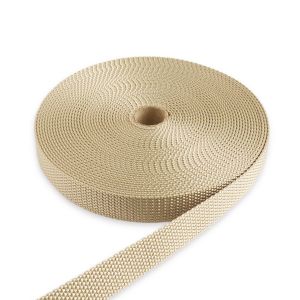 日本紐釦貿易 Nippon Chuko NBK パイレンバンド ポリプロピレン製 巾 20mmx10m巻 ベージュ PM20-10-5 日本紐釦貿易