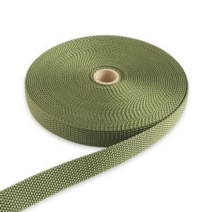日本紐釦貿易 Nippon Chuko NBK パイレンバンド ポリプロピレン製 巾 20mmx10m巻 カーキ PM20-10-21 日本紐釦貿易