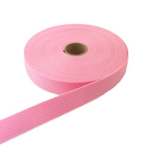 日本紐釦貿易 Nippon Chuko NBK パイレンバンド ポリプロピレン製 巾 25mmx10m巻 ピンク PM25-10-6 日本紐釦貿易