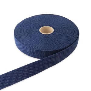 日本紐釦貿易 Nippon Chuko NBK パイレンバンド ポリプロピレン製 巾 25mmx10m巻 紺 PM25-10-16 日本紐釦貿易