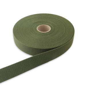 日本紐釦貿易 Nippon Chuko NBK パイレンバンド ポリプロピレン製 巾 25mmx10m巻 カーキ PM25-10-21 日本紐釦貿易
