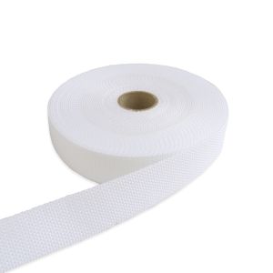 日本紐釦貿易 Nippon Chuko NBK パイレンバンド ポリプロピレン製 巾 30mmx10m巻 白 PM30-10-2 日本紐釦貿易