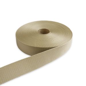 日本紐釦貿易 Nippon Chuko NBK パイレンバンド ポリプロピレン製 巾 30mmx10m巻 ベージュ PM30-10-5 日本紐釦貿易