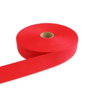 日本紐釦貿易 Nippon Chuko NBK パイレンバンド ポリプロピレン製 巾 30mmx10m巻 赤 PM30-10-8 日本紐釦貿易