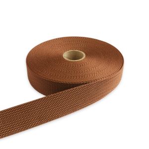 日本紐釦貿易 Nippon Chuko NBK パイレンバンド ポリプロピレン製 巾 30mmx10m巻 茶 PM30-10-11 日本紐釦貿易