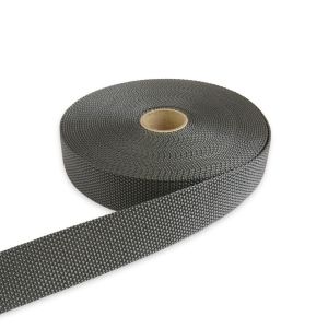 日本紐釦貿易 Nippon Chuko NBK パイレンバンド ポリプロピレン製 巾 30mmx10m巻 ダークグレー PM30-10-20 日本紐釦貿易