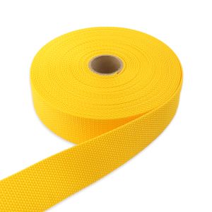 日本紐釦貿易 Nippon Chuko NBK パイレンバンド ポリプロピレン製 巾 38mmx10m巻 黄 PM38-10-3 日本紐釦貿易