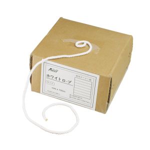 水上金属 MIZUKAMI トラック用ホワイトロープ φ14×100m 0953-02014